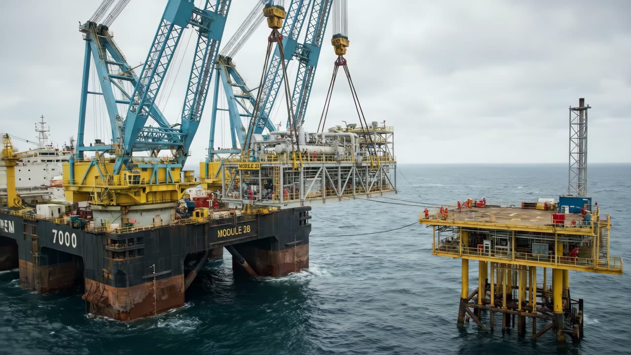 An upstream production facility